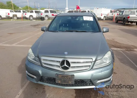 2012 Mercedes-Benz C 350 Sport from USA, damaged, VIN WDDGF5HB2CA627481